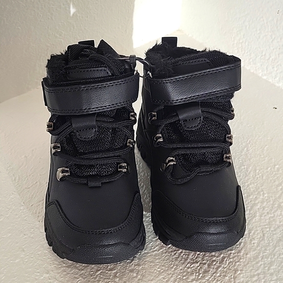 ephiza Boys Winter Warm Hiking Snow Boots Outdoor Insulated Fur Lined - Picture 5 of 10